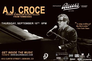 AJ Croce flyer copy